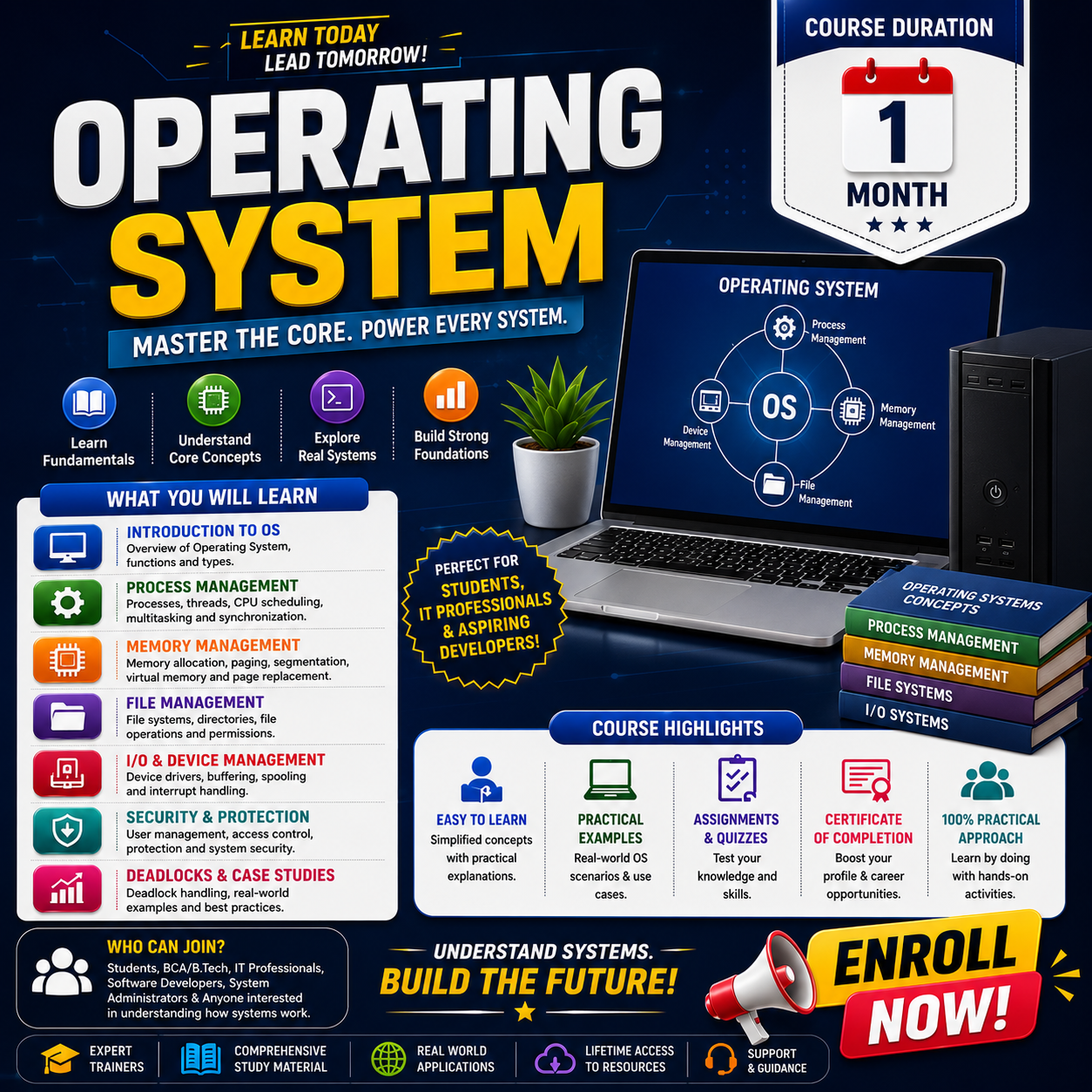 Operating System and Its Applications